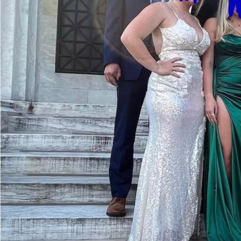 Jovani 1012 Low Back Sequin Prom Dress